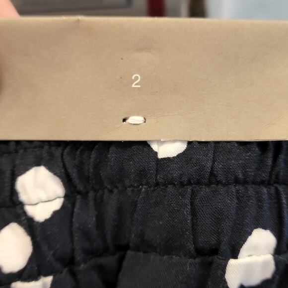 Maurices Dark Navy Rayon Dotted Pants. 2X - Picture 5 of 8